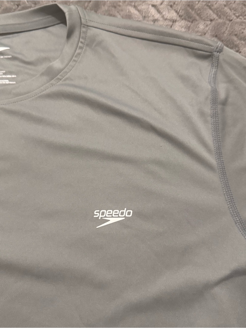Speedo Men's AthleticTee  in Grey